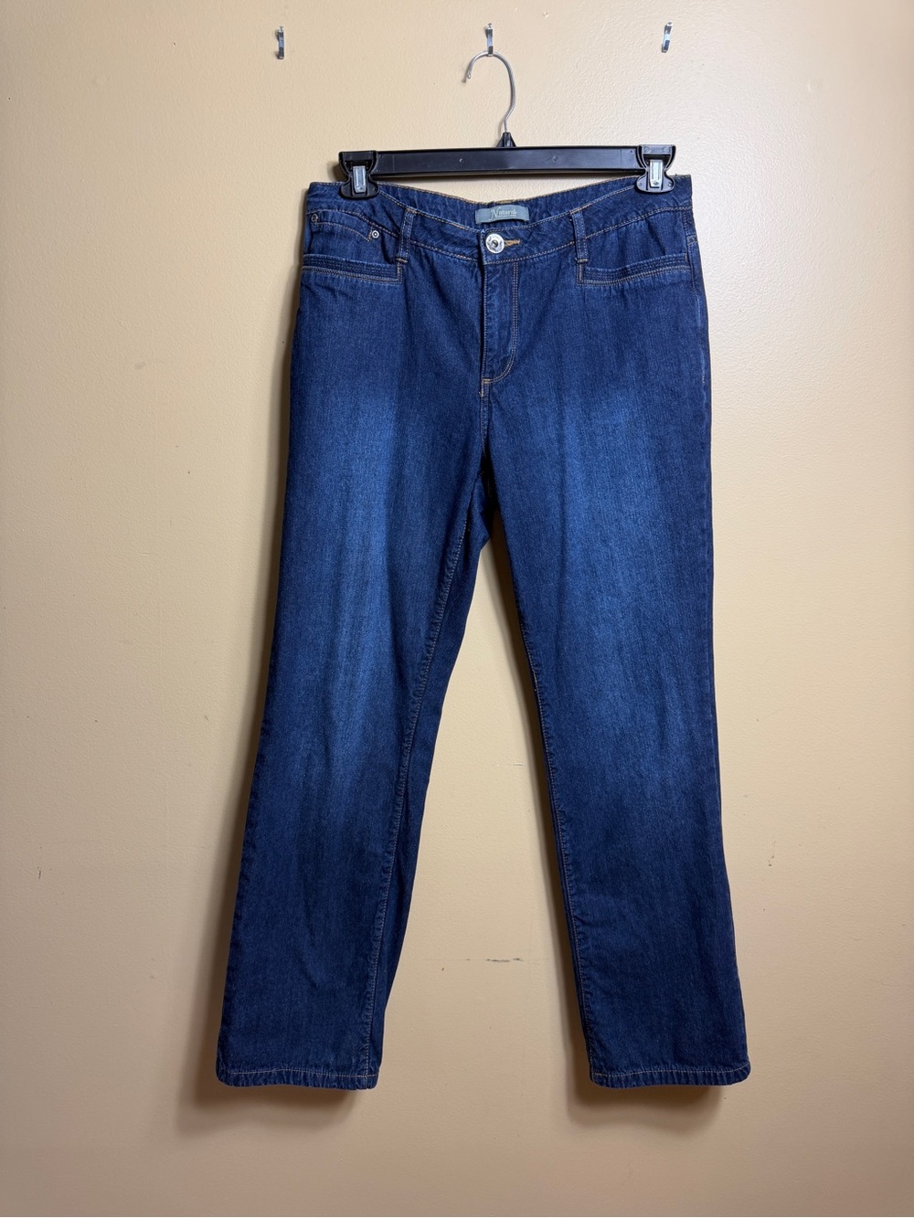 Natural Reflections Flannel Lined Denim Jeans | Size 8 Classic Outdoor Cozy